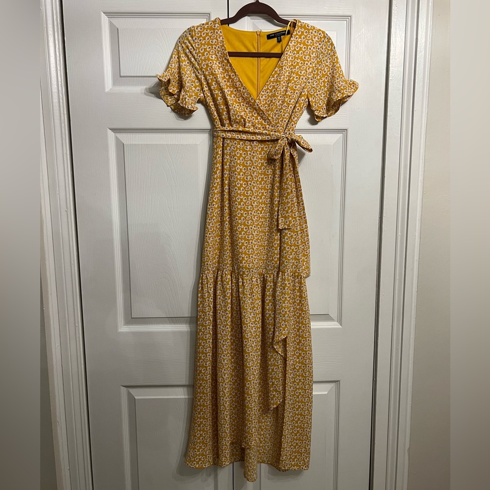 One Clothing Floral Wrap Dress